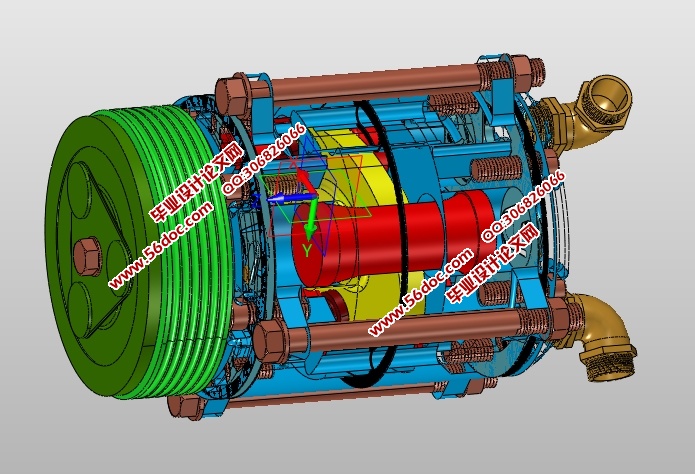 ˫бʽյѹ(CADװͼ,IGS,SolidWorksάͼ)