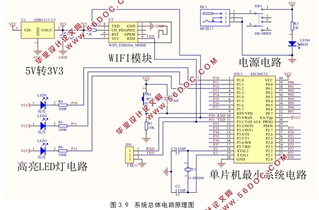 Ƭ߼LEDƵϵͳо(,PCBӲͼ)