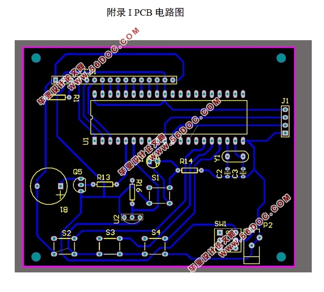 ڵƬAT89C51¶ȼϵͳ(·ͼ,PCBͼ,Ԫ嵥)